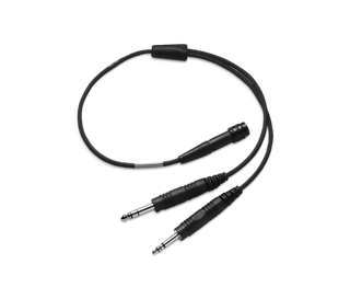 6 针 LEMO 插头转双插头适配器