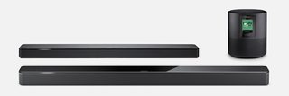 Bose Soundbar 500 家庭娱乐扬声器、Bose Home Speaker 500 智能扬声器和 Bose Soundbar 700 家庭娱乐扬声器