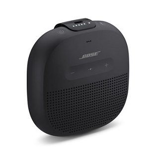 SoundLink® Micro 蓝牙扬声器 - 黑色（配黑色硅胶带）