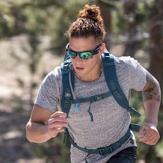 Bose Frames Tempo with Trail Blue Lenses