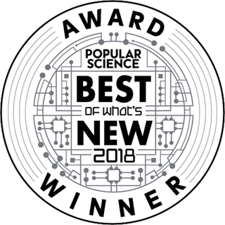 Popular Science Best of What's New 2018 award winner 徽标