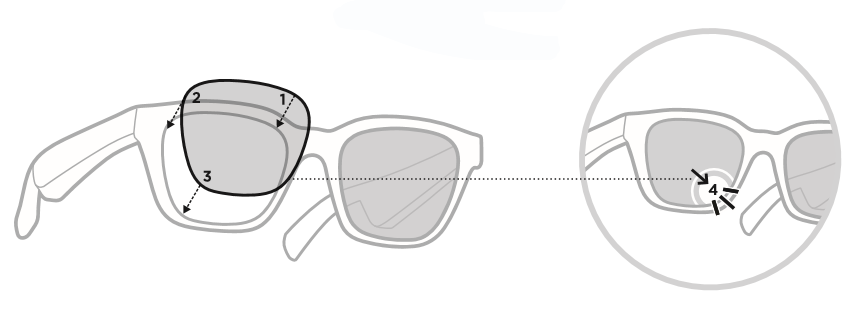 为 Bose 智能音频眼镜安装新镜片