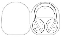 折叠收纳于便携包内的 Bose 700 无线消噪耳机