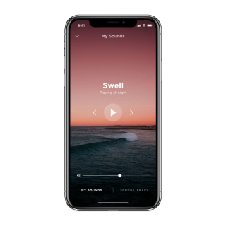 显示 Sleep App 的智能手机