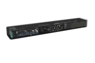 Bose 电视音响的内视图 Bose 电视音响的内视图
