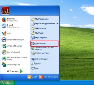在运行windows Xp 的个人电脑上选择音频输出设备